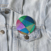 Moderne, bunte Dreiecke, trapezische Formen Kunst Button (Beispiel)