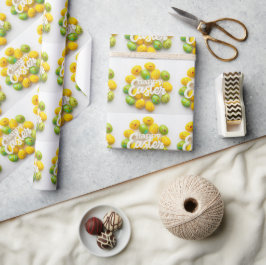 Moderne bunte Ei Muster Osterverpackungspapier Geschenkpapier