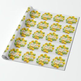 Moderne bunte Ei Muster Osterverpackungspapier Geschenkpapier