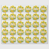 Moderne bunte Eier Muster Ostern Geschenkpapier (Flach)