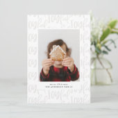 Moderne, bunte Familienfeiern Foto Weihnachten (Stehend Vorderseite)