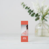 Moderne bunte Frauen unterstützen Mini Visitenkarte (Stehend Vorderseite)