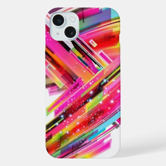 Moderne Bunte iPhone Hülle (Rückseite)