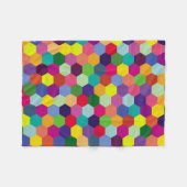 Moderne bunte Muster - Mode Frühling Hipster Fleecedecke (Vorderseite (Horizontal))