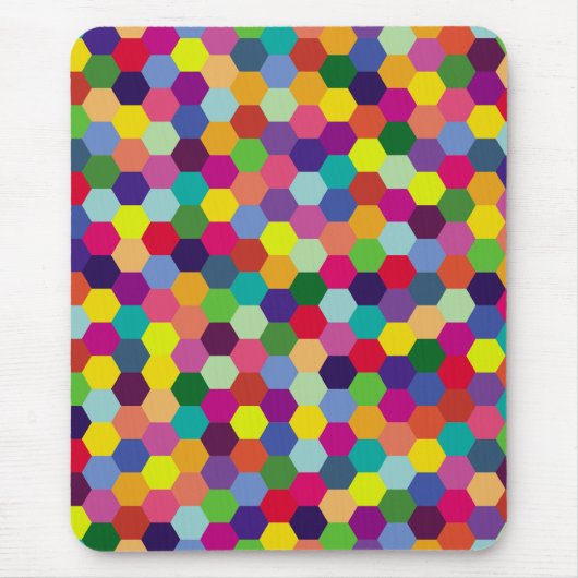 Moderne bunte Muster - Mode Frühling Hipster Mousepad (Vorne)