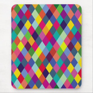 Moderne bunte Muster Mode - Moderne Hipster im Frü Mousepad