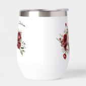 Moderne Burgund-Blume (Links)