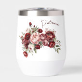 Moderne Burgund-Blume (Vorderseite)