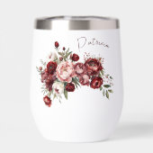 Moderne Burgund-Blume (Rückseite)