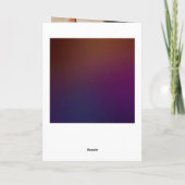 Moderne Burgund Rose Gold Script Foto Hochzeit Dankeskarte (Rückseite)