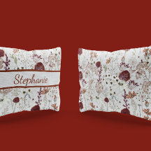 Moderne Burgund-Wildblumen | Elegant Boho Floral