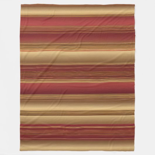 Moderne Burgundy Gold Luxury Linen Collection Fleecedecke (Vorderseite)
