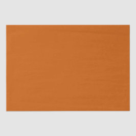 Moderne Burnt Orange Schlicht Solid Color Seidenpapier