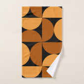 Moderne Burntgestelle und Mocha aus dem Mittelalte Badhandtuch Set (Handtuch)