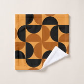 Moderne Burntgestelle und Mocha aus dem Mittelalte Badhandtuch Set (Waschlappen)