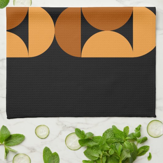 Moderne Burntgestelle und Mocha aus dem Mittelalte Geschirrtuch (Gefaltet)