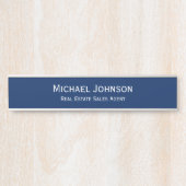 Moderne Bürofirma Namensschild Jobtitel Türschild (Vorderseite )