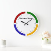 Moderne Büromauer Große Wanduhr (Zuhause)