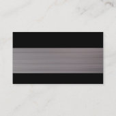 Moderne - bürstenbehaftete Metall-Textur Visitenkarte (Rückseite)