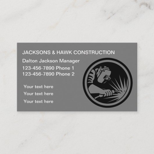 Moderne Business Card Visitenkarte (Vorderseite)