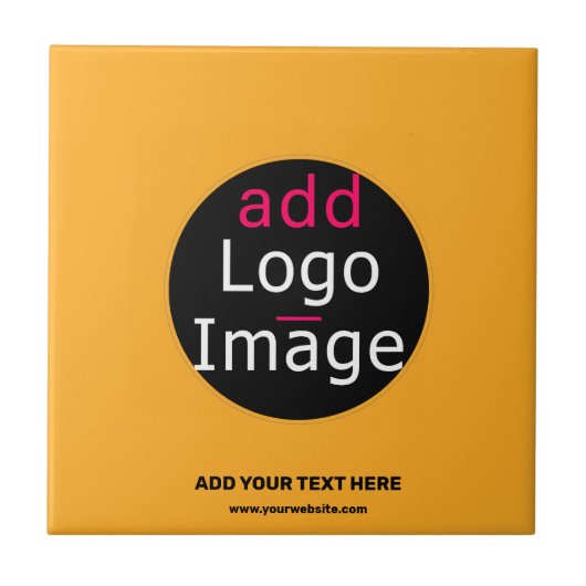 Moderne Business Custom Macaroni & Käse Hue Fliese (Vorderseite)