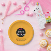 Moderne Business Custom Macaroni & Käse Hue Pappteller (Party)