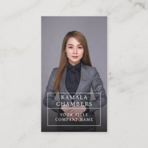 Moderne Business Foto Business Card Visitenkarte