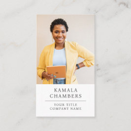 Moderne Business Foto Business Card Visitenkarte