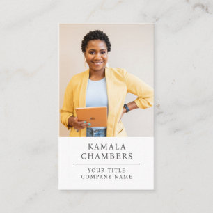 Moderne Business Foto Business Card Visitenkarte