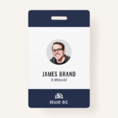 Moderne Business-ID Ausweis (Vorderseite)