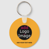 Moderne Business Macaroni & Cheese Hue Schlüsselanhänger (Vorderseite)