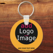 Moderne Business Macaroni & Cheese Hue Schlüsselanhänger (Rückseite)