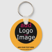 Moderne Business Macaroni & Cheese Hue Schlüsselanhänger (Rückseite)