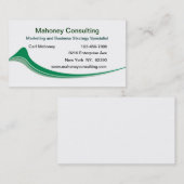 Moderne Business Marketing Consulting Visitenkarte (Vorne/Hinten)
