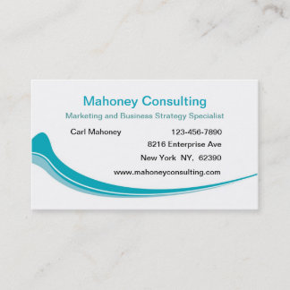 Moderne Business Marketing Consulting Visitenkarte