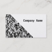 Moderne Bussnies Karte in den schwarzen und grauen (Vorderseite)