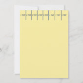 Moderne Butter Babydusche Einladung (Rückseite)