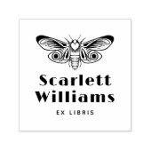 Moderne Butterfly-Bold-Typografie Ex Libris Buch Permastempel (Design)