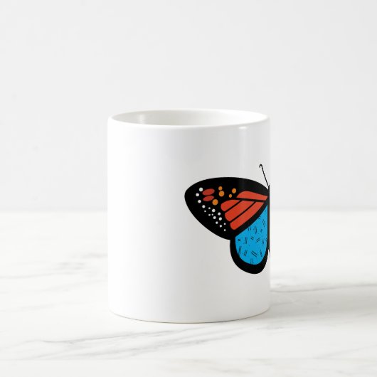 Moderne Butterfly-Tasse Kaffeetasse (Mittel)
