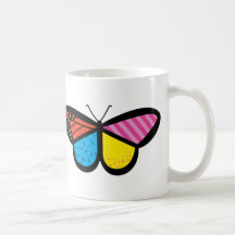 Moderne Butterfly-Tasse