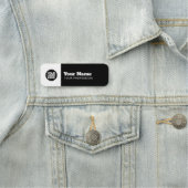 Moderne Button Name Tag oder Magnetic mit Logo (Beispiel)