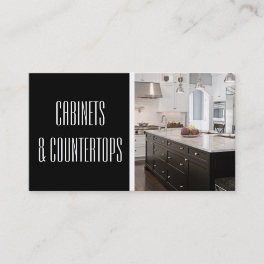 Moderne CABINETS & COUNTERTOPS Baukarte Visitenkarte (Vorderseite)