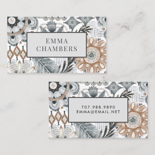 Moderne Calling Cards Telefonnummerkarte (Vorne/Hinten)