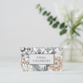 Moderne Calling Cards Telefonnummerkarte (Stehend Vorderseite)