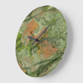 Moderne Camoflage Kunst Große Wanduhr (Winkel)