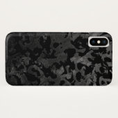 Moderne Camouflage - Schwarz und Dunkelgrau - Tarn Case-Mate iPhone Hülle (Rückseite (Horizontal))
