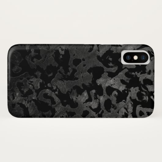 Moderne Camouflage - Schwarz und Dunkelgrau - Tarn Case-Mate iPhone Hülle (Rückseite (Horizontal))