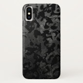 Moderne Camouflage - Schwarz und Dunkelgrau - Tarn Case-Mate iPhone Hülle (Rückseite)