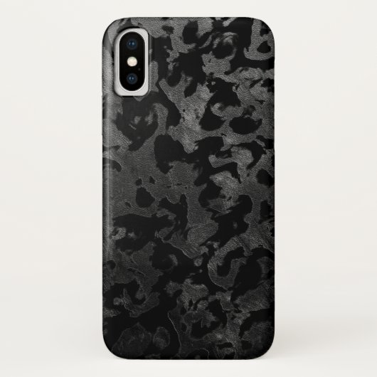 Moderne Camouflage - Schwarz und Dunkelgrau - Tarn Case-Mate iPhone Hülle (Rückseite)
