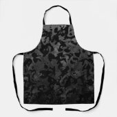 Moderne Camouflage - Schwarz und Dunkelgrau - Tarn Schürze (Vorderseite)